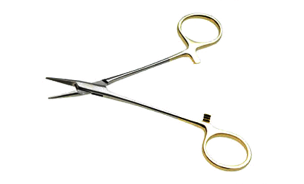 持針鉗 12.5CM 細針0.3 金柄